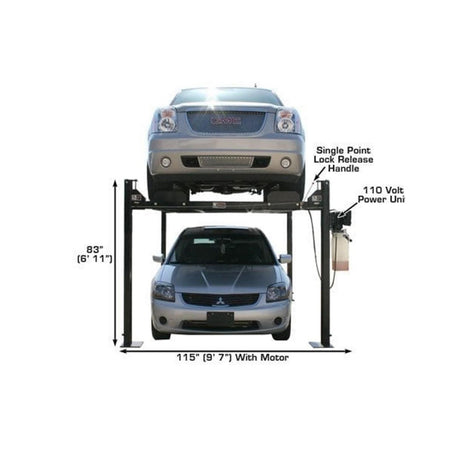 Atlas Garage PRO8000 8,000 lb. Hobbyist 4-Post Lift, AlamoEquipment.com