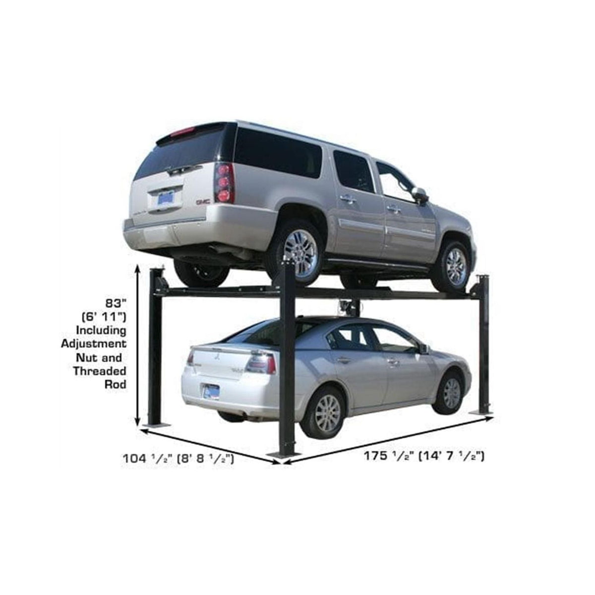 Atlas Garage PRO8000 8,000 lb. Hobbyist 4-Post Lift, AlamoEquipment.com