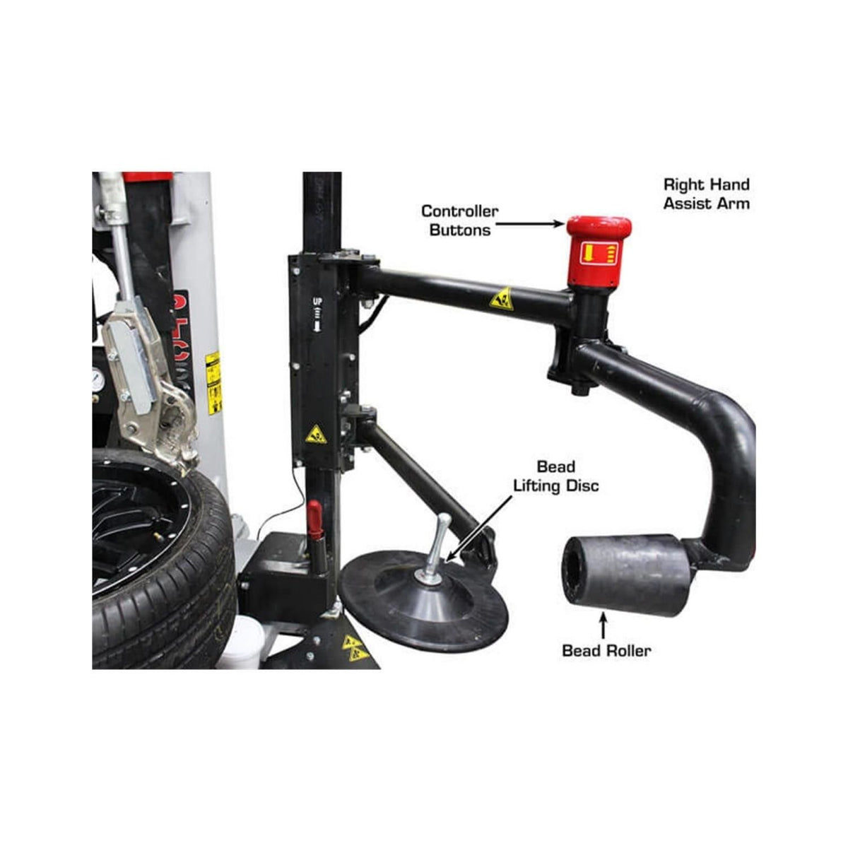 Atlas Platinum PTC500 Center-Post Tire Changer, AlamoEquipment.com
