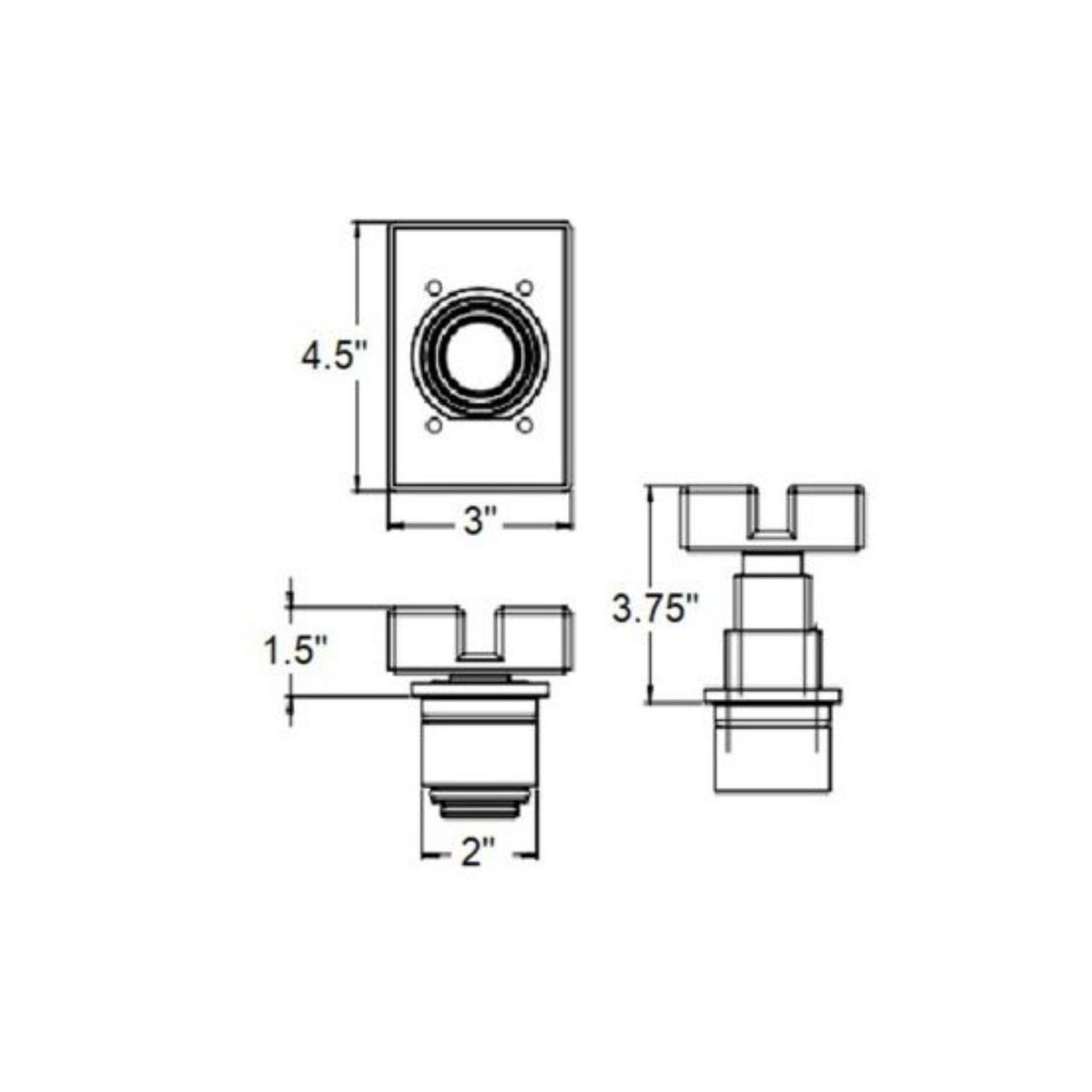 Atlas Slotted Rubber Adapter, AlamoEquipment.com