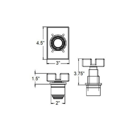 Atlas Slotted Rubber Adapter, AlamoEquipment.com