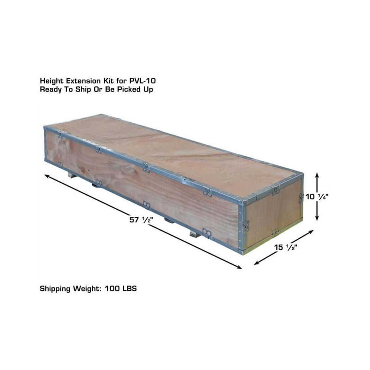 Atlas Platinum PVL10 Height Extension Kit, AlamoEquipment.com