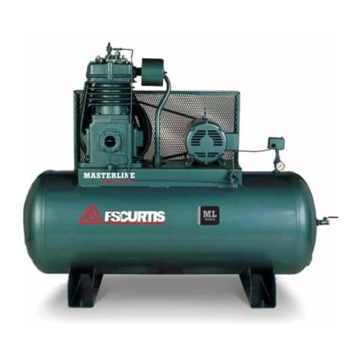 FS-Curtis ML5 5HP 80G Horizontal Simplex Tank Mounted Electric Air Compressor #ML5-SH, AlamoEquipment.com