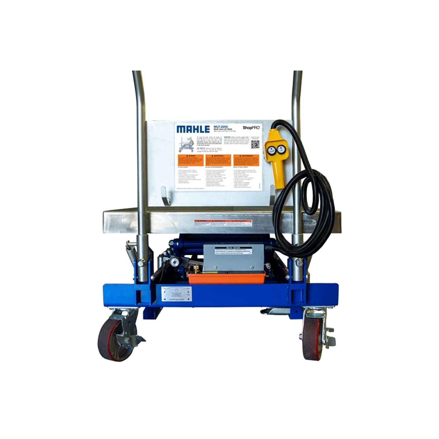 Mahle ShopPRO Lift Table Back, AlamoEquipment.com