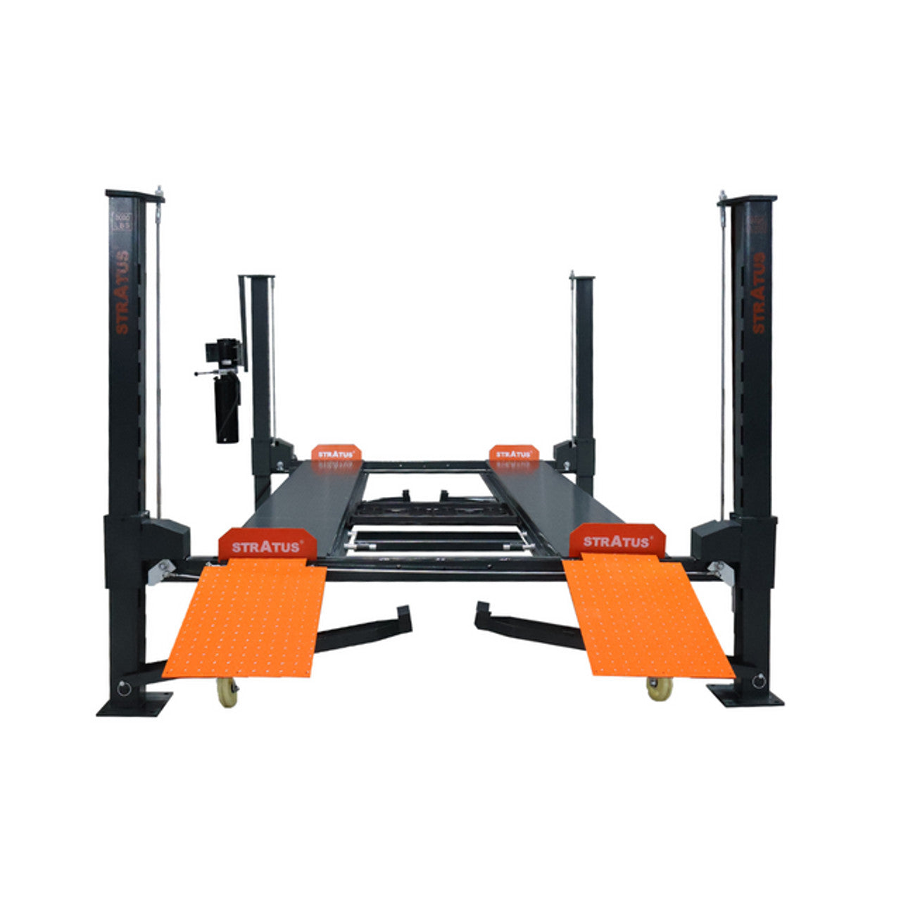 Stratus 4-Post 8k lbs 4 Post Mobile Compact Storage Parking Car Lift SAE-P48P, alamoequipment.com