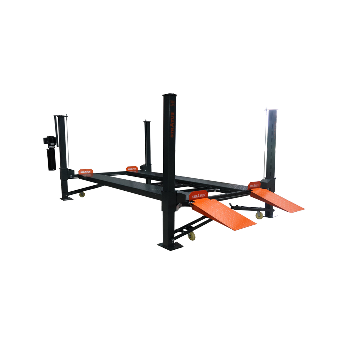 Stratus 4-Post 8k lbs 4 Post Mobile Compact Storage Parking Car Lift SAE-P48P, alamoequipment.com