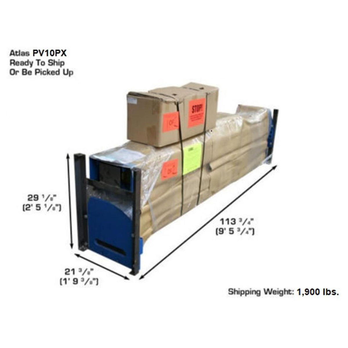 Atlas® PV10PX Heavy-Duty 2 Post Lift 10K lbs, alamoequipment.com