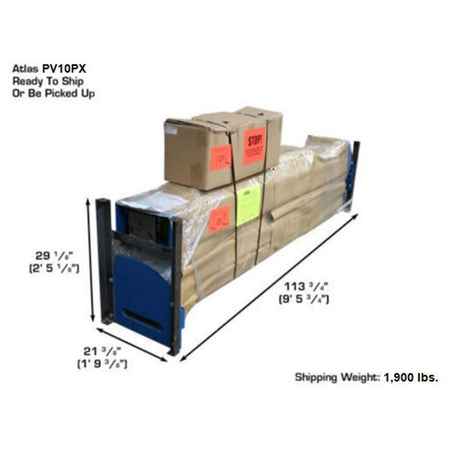 Atlas® PV10PX Heavy-Duty 2 Post Lift 10K lbs, alamoequipment.com