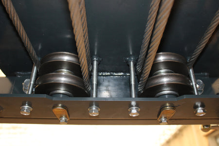 Stratus Compact Enclosed 4 Post 9k lbs Storage Parking Car Lift w/casters SAE-P49P, alamoequipment.com