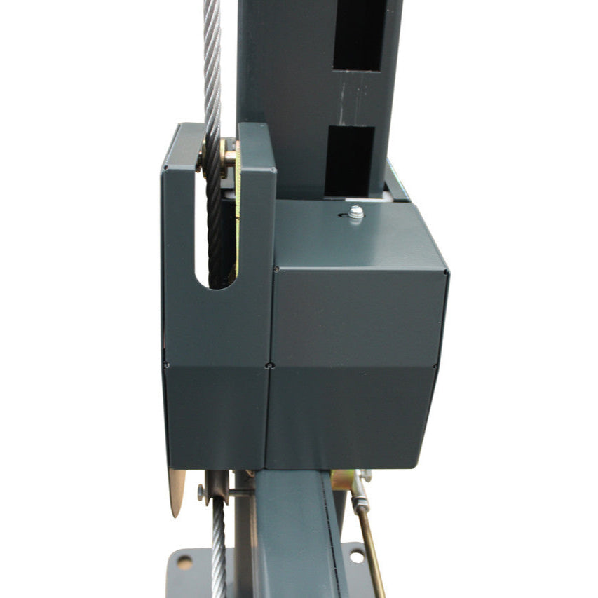 Stratus Compact Enclosed 4 Post 9k lbs Storage Parking Car Lift w/casters SAE-P49P, alamoequipment.com