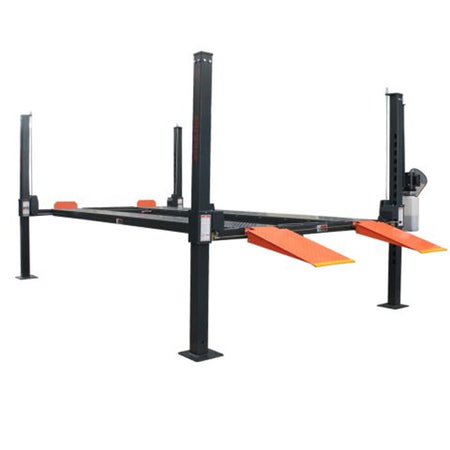 Stratus Compact Enclosed 4 Post 9k lbs Storage Parking Car Lift w/casters SAE-P49P, alamoequipment.com