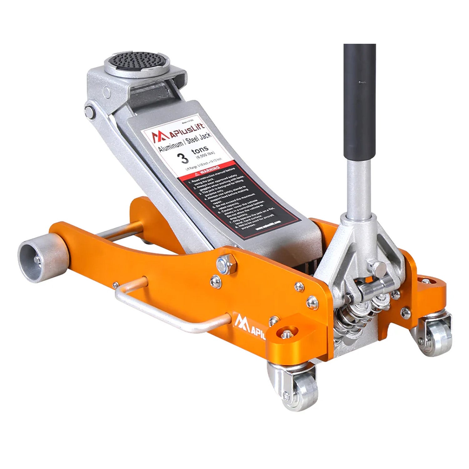 APlusLift 3 Ton Lower profile Aluminum/Steel Racing Floor Jack, AF350G, alamoequipment.com