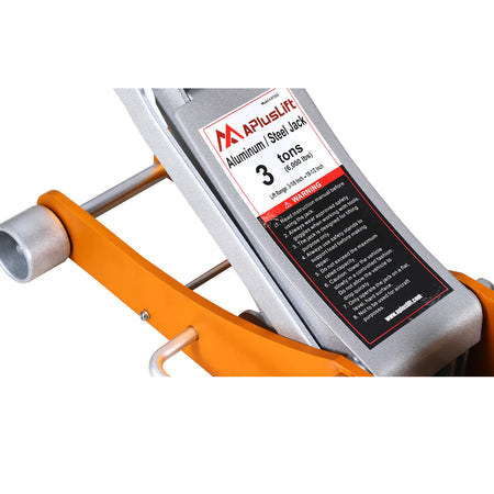APlusLift 3 Ton Lower profile Aluminum/Steel Racing Floor Jack, AF350G, alamoequipment.com