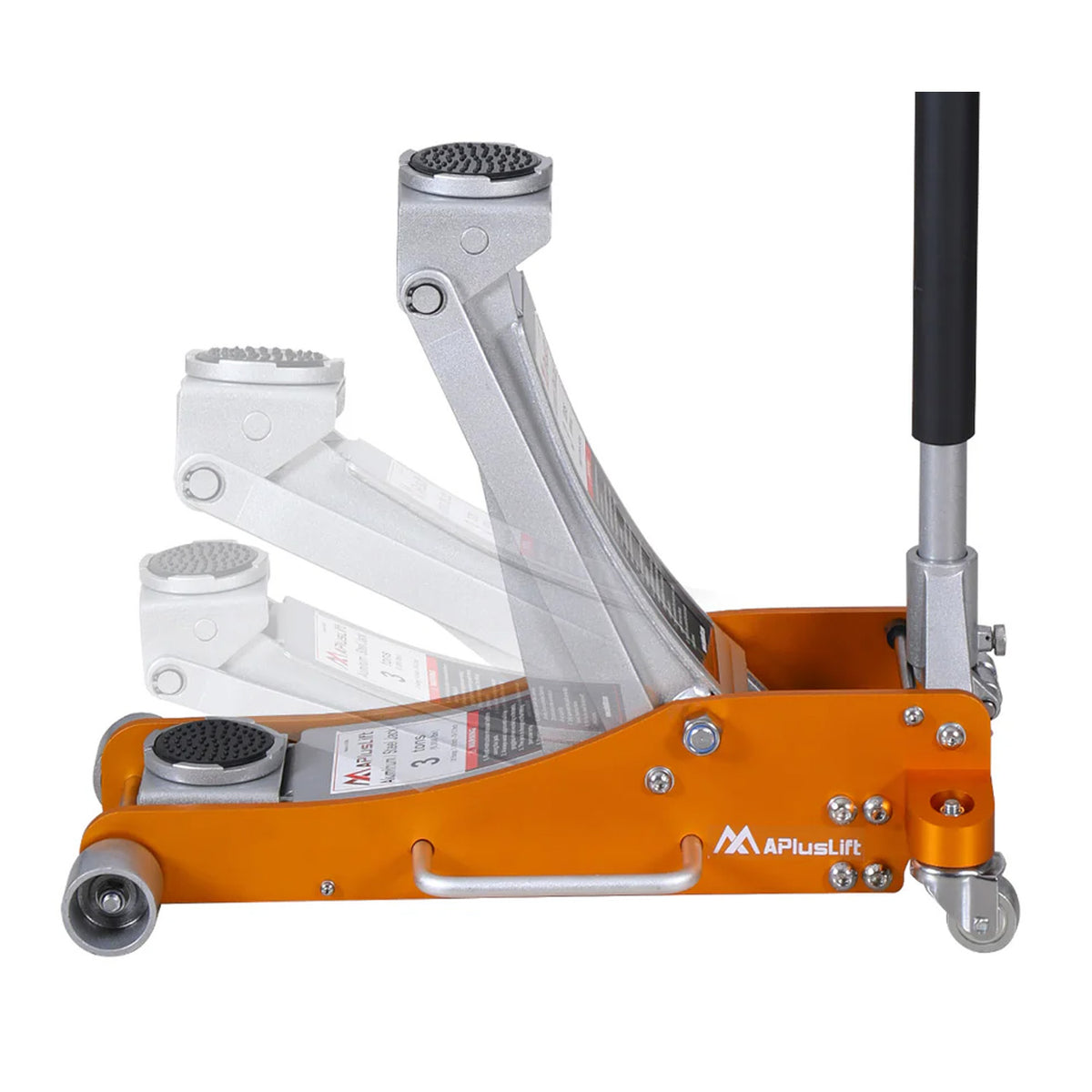 APlusLift 3 Ton Lower profile Aluminum/Steel Racing Floor Jack, AF350G, alamoequipment.com