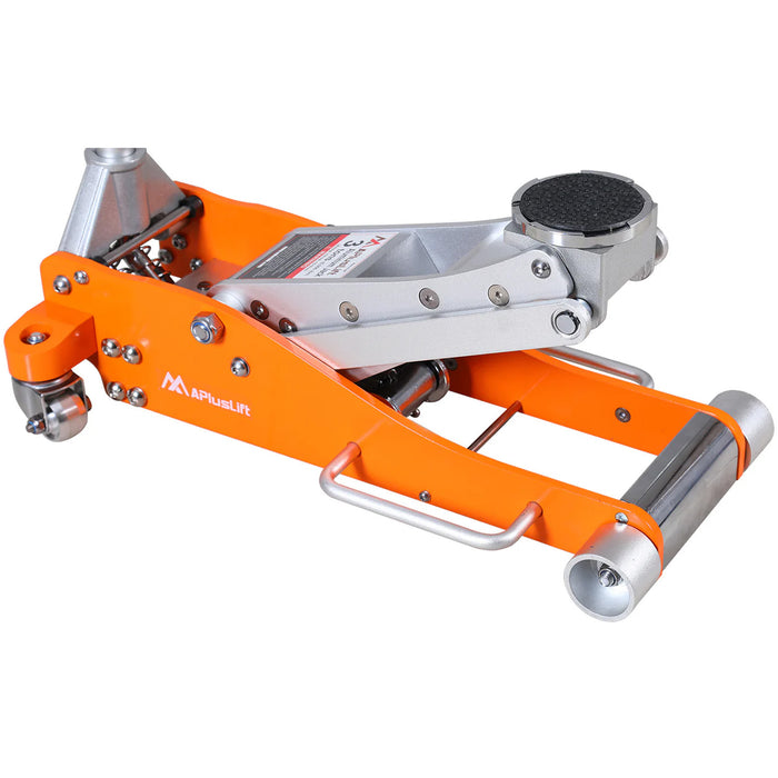 APlusLift 3 Ton Lower profile Full Aluminum Racing Floor Jack, AL350R, alamoequipment.com