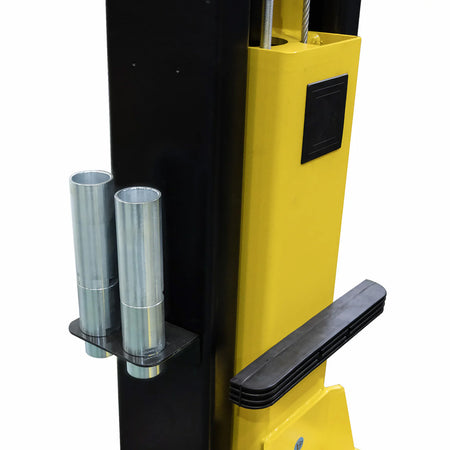 APlusLift 12,000LB 2-Post Overhead Single Release Direct Drive Car Lift #AP-12SR, alamoequipment.com