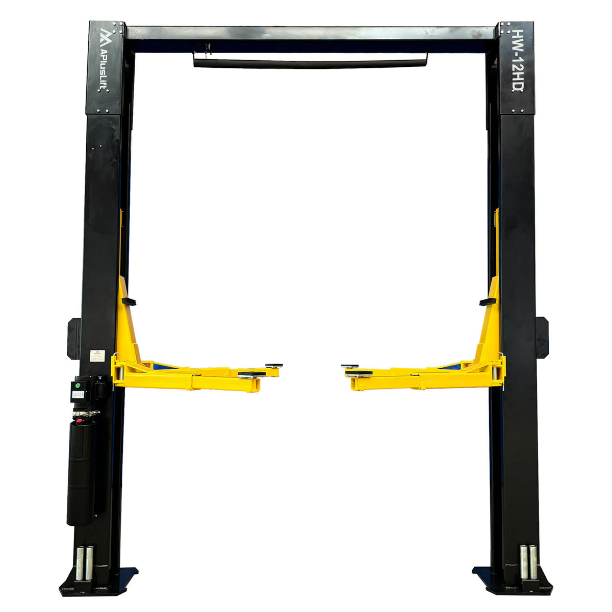 APlusLift 12,000LB 2-Post Overhead Single Release Direct Drive Car Lift #HW-12D, alamoequipment.com