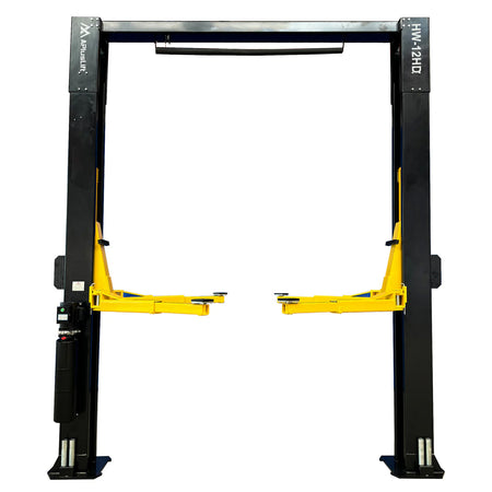 APlusLift 12,000LB 2-Post Overhead Single Release Direct Drive Car Lift #HW-12D, alamoequipment.com