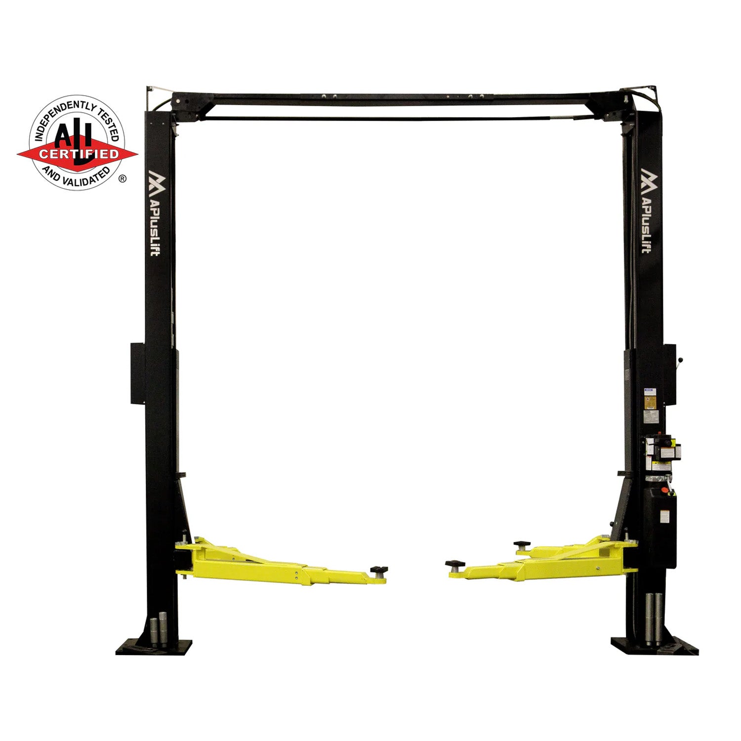A PlusLift ALI Certified Falcon 10k lbs 2-Post Overhead Single Release Car Lift #TR-10C, TR-10CX, alamoequipment.com