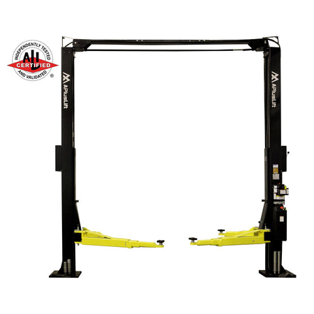 A PlusLift ALI Certified Falcon 10k lbs 2-Post Overhead Single Release Car Lift #TR-10C, TR-10CX, alamoequipment.com