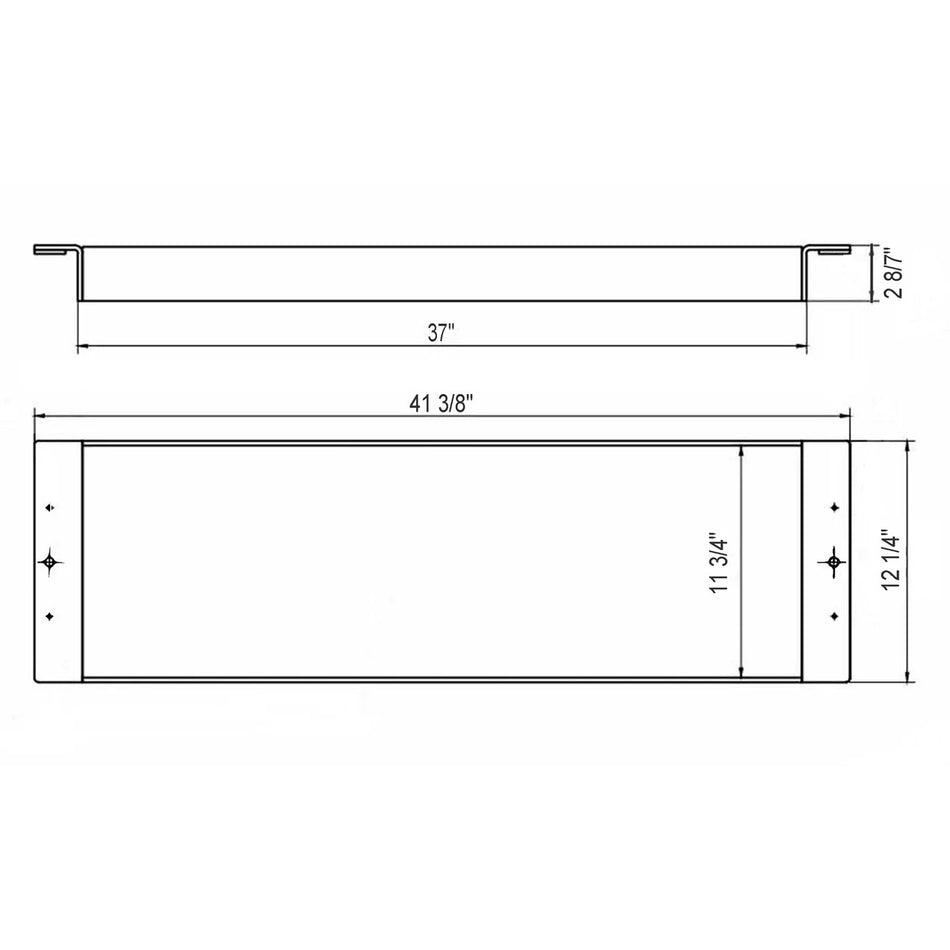 APlusLift Jack Tray with 4400LB Capacity for HW-8S and HW-8SXLT 4-Post Lifts, alamoequipment.com