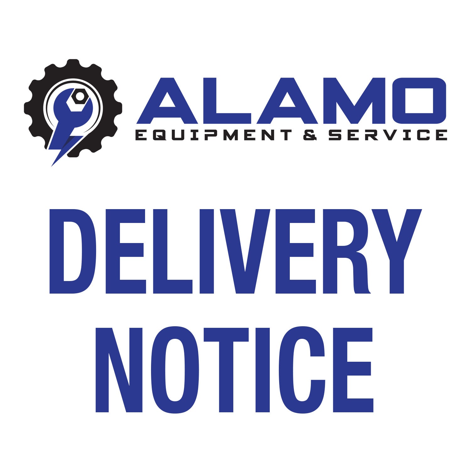 Alamo Delivery Notice