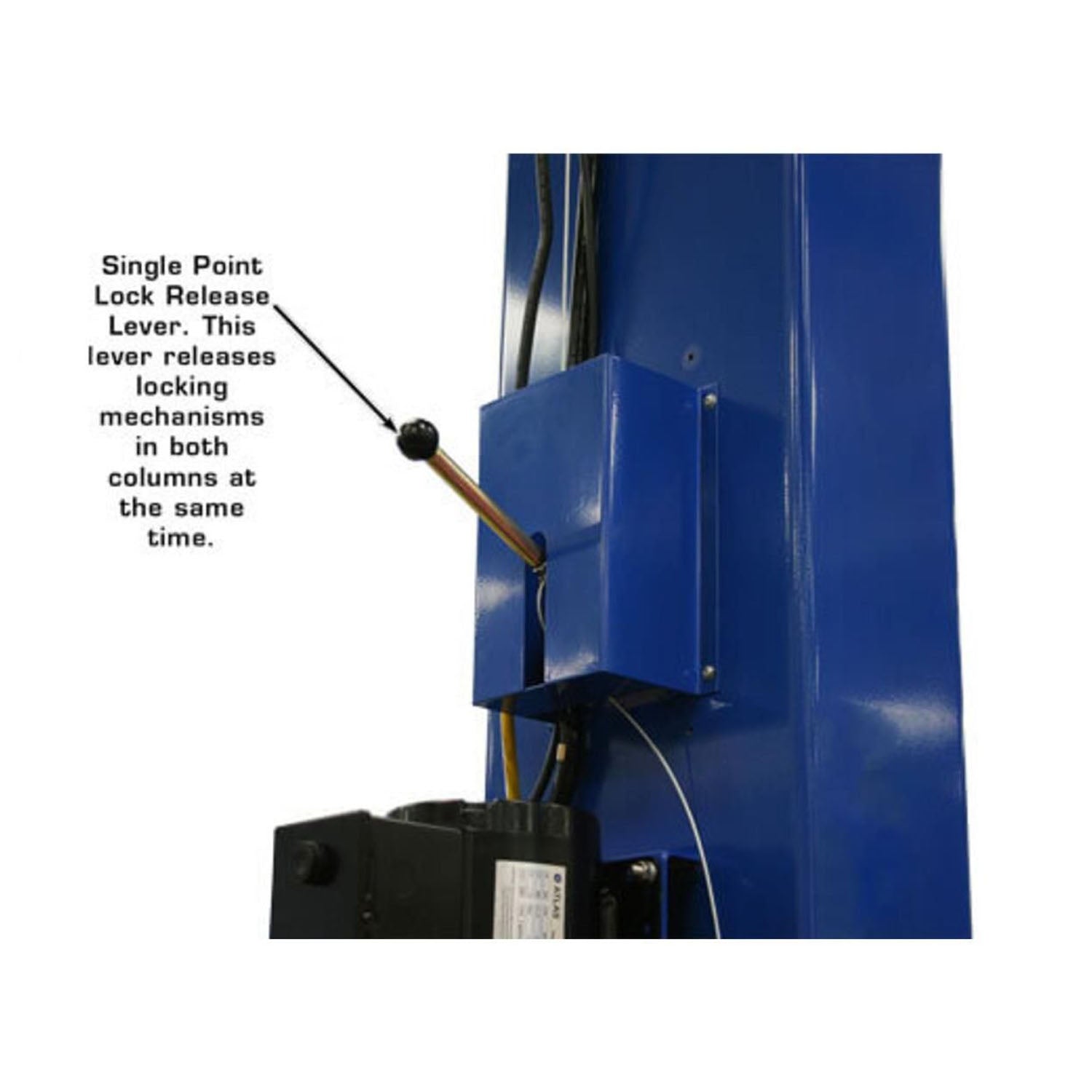 Atlas® PV15PX Adj Height Symmetric 2 Post Lift 15,000 lbs #ATEXH-PV15P