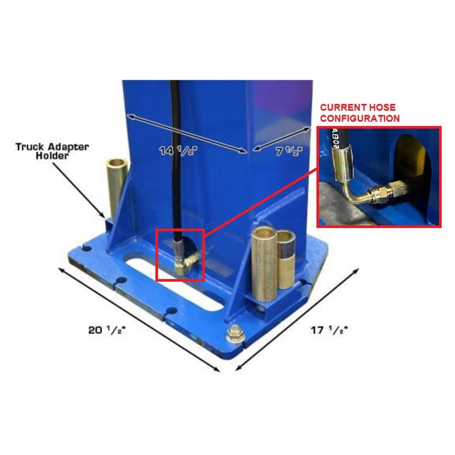 Atlas® PV12PX Adj Height Ex-Wide/Ex-Tall 2 Post Lift 12k lbs ATEXH