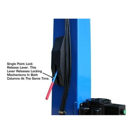 Atlas® OHX10000X Commercial Grade Extra Tall 2-Post Lift 10,000 lb #ATEATTD-OHX10000X-FPD, alamoequipment.com