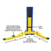 Atlas® Equipment 9KOH Symmetric/Asymmetric 2 Post Lift 9,000 lbs, alamoequpment.com