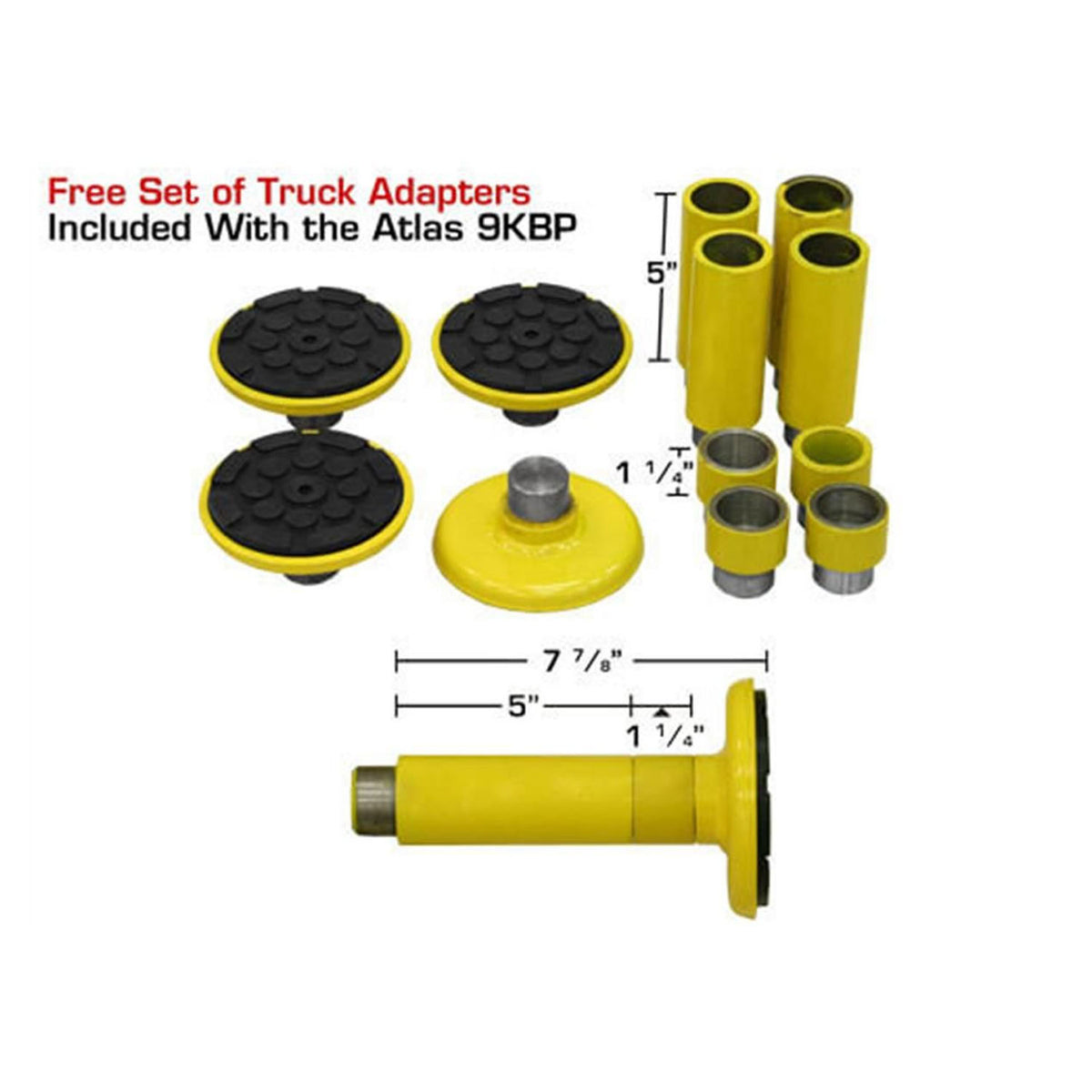 Atlas® 9KBP Floor Base-Plate 2 Post Lift 9,000 lbs #ATEXH-9KBPX-FPD, alamoequipment.com