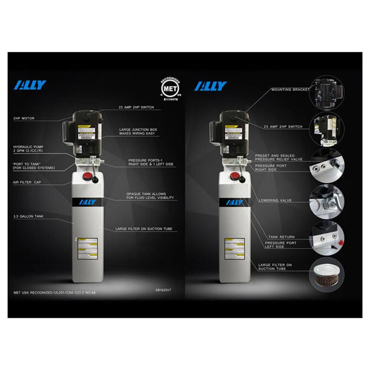 Atlas Equipment Platinum PVL9BP ALI Certified 2-Post Lift 9k lbs. #ATEAP-PVL9BP-FPD, alamoequipment.com