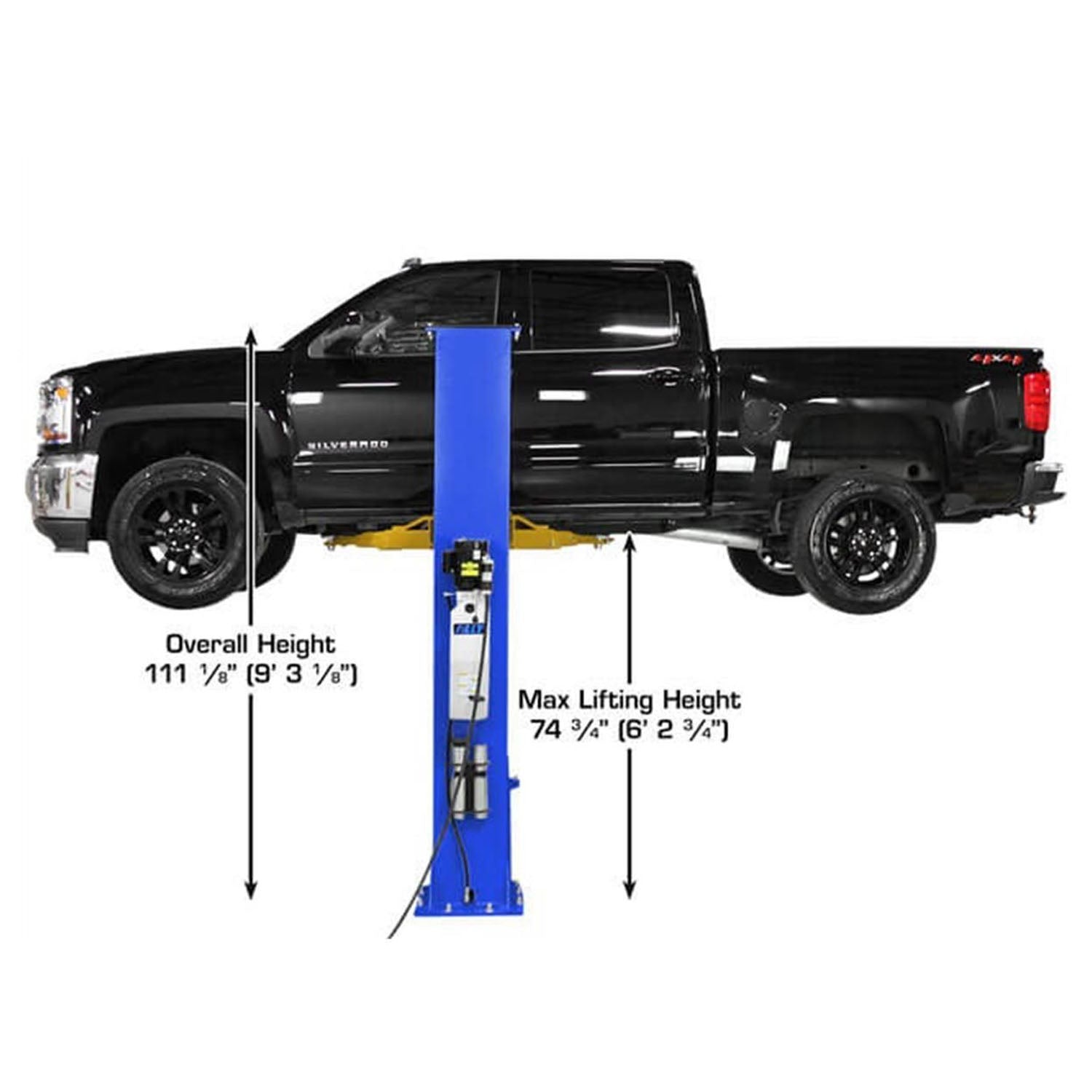 Atlas Equipment Platinum PVL9BP ALI Certified 2-Post Lift 9k lbs. #ATEAP-PVL9BP-FPD, alamoequipment.com