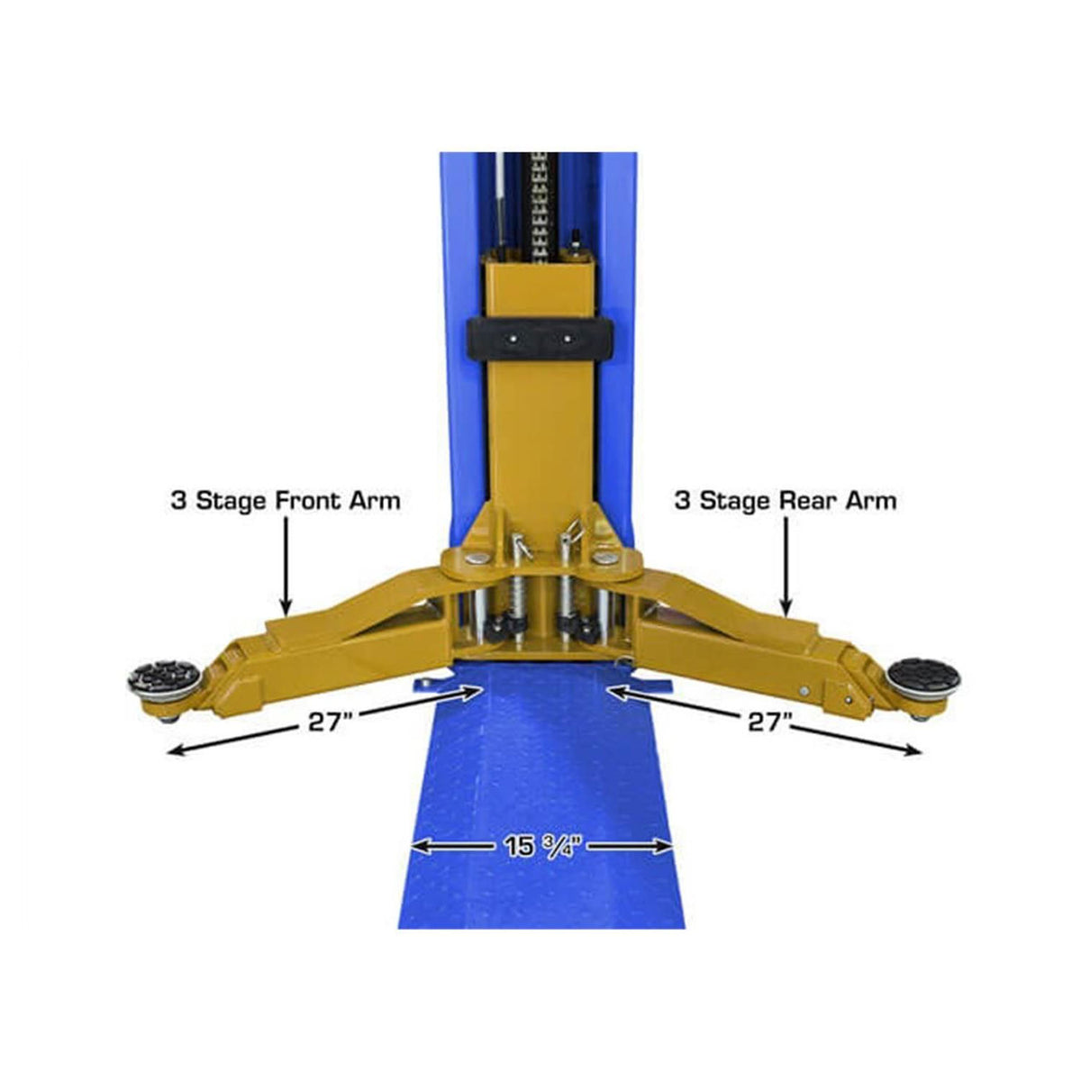 Atlas Equipment Platinum PVL9BP ALI Certified 2-Post Lift 9k lbs. #ATEAP-PVL9BP-FPD, alamoequipment.com