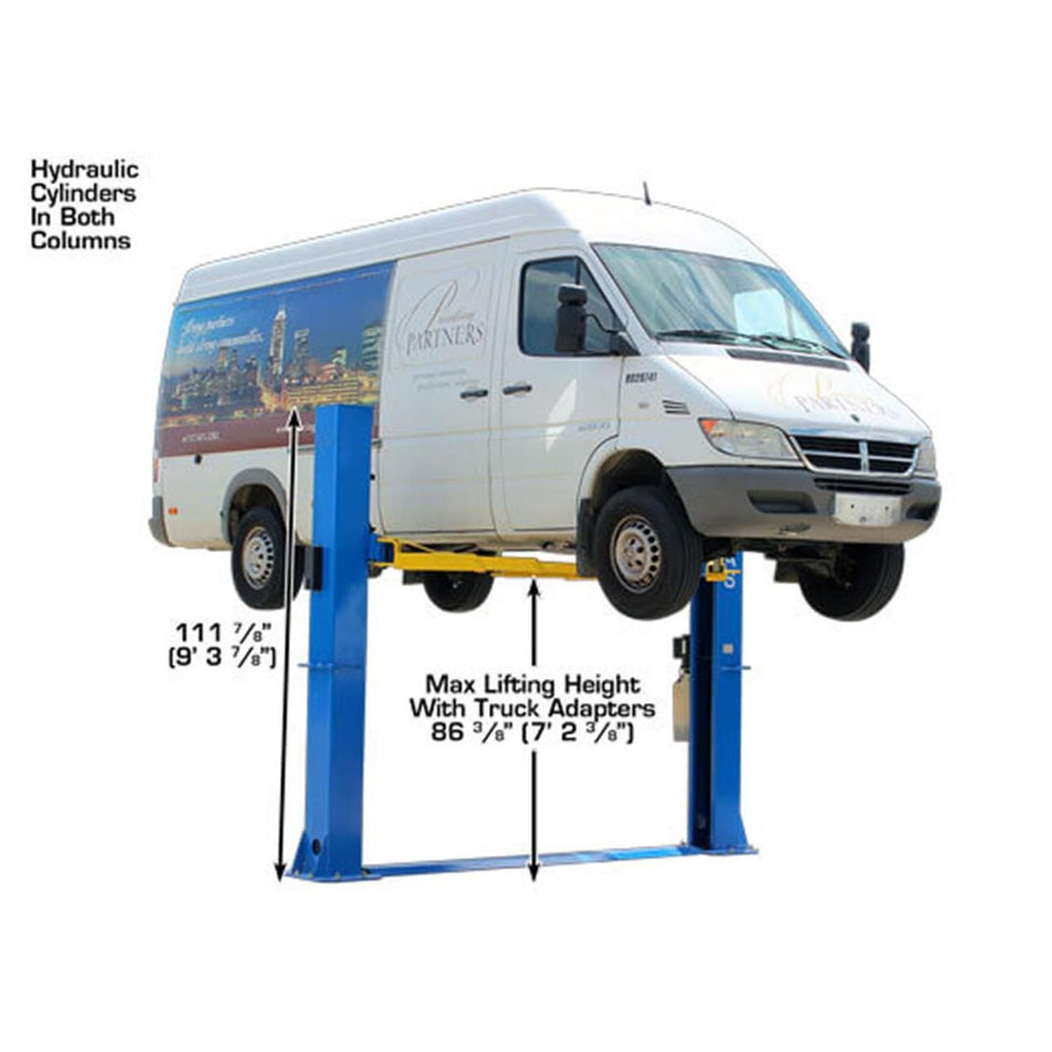 BP10000X Commercial Grade Baseplate 2-Post Lift 10,000 lbs #ATEATTD-BP10000X-FPD, alamoequipment.com