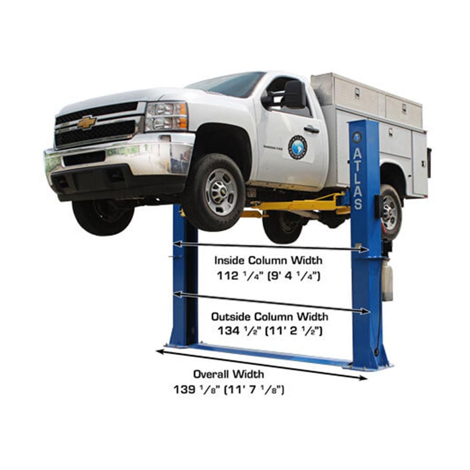 BP10000X Commercial Grade Baseplate 2-Post Lift 10,000 lbs #ATEATTD-BP10000X-FPD, alamoequipment.com