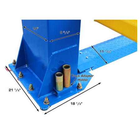 Atlas® BP-12000 HD 2 Post Lift 12K lbs #ATEATTD-BP12000X-FPD, alamoequipment.com