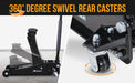 APlusLift 4 Ton Lower profile Steel Racing Floor Jack, FE400B, alamoequipment.com