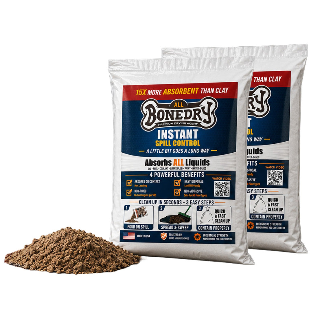 BoneDry ALL case of two 2 cu. ft. spill absorbent bags