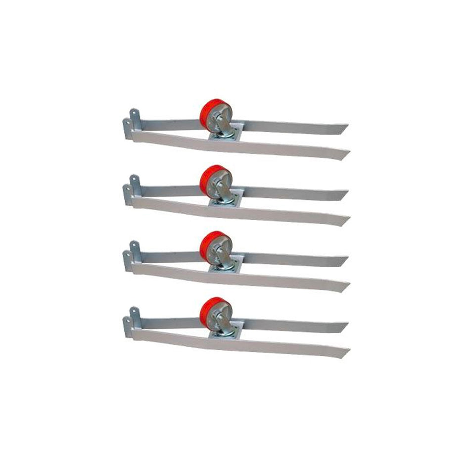 Challenger Caster Kit (4 pcs) #CL4P9CS, Alamo Equipment, alamoequipment.com