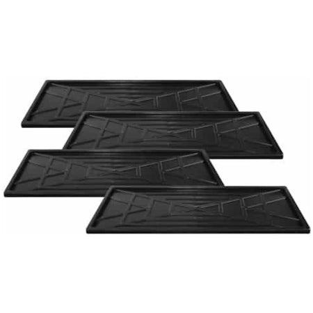 Challenger 18" Plastic Drip Tray Set (Set of 4) #CL4P9DTP, Alamo Equipment, alamoequipment.com