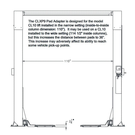Challenger Low Profile Drive-On Express Pad #CLXP9, Alamo Equipment, TX