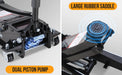 APlusLift 4 Ton Lower profile Steel Racing Floor Jack, FE400B, alamoequipment.com