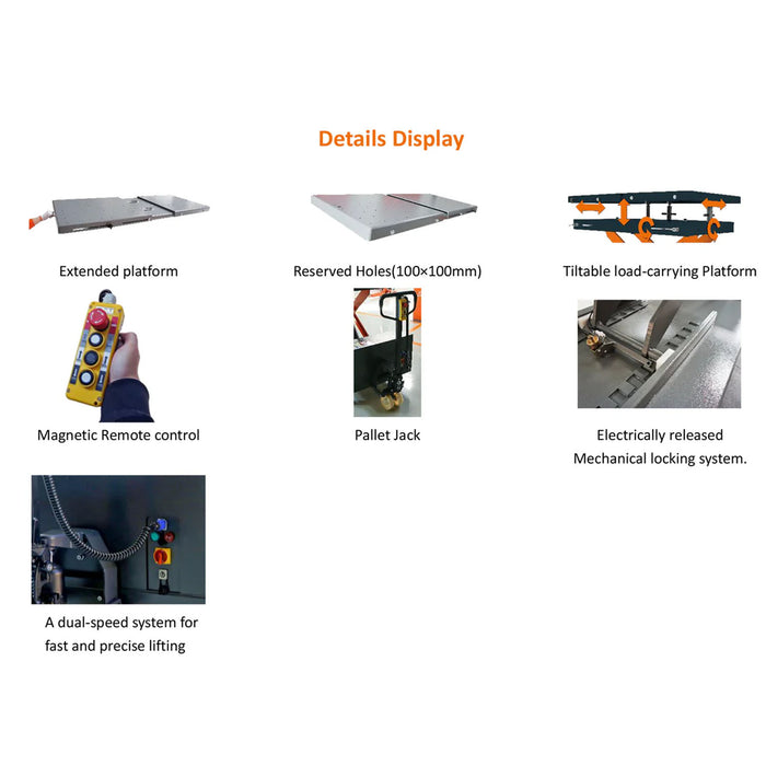 APlusLift Falcon 2600 lb  Electric Vehicle Battery Lift - EL-26HM, alamoequipment.com