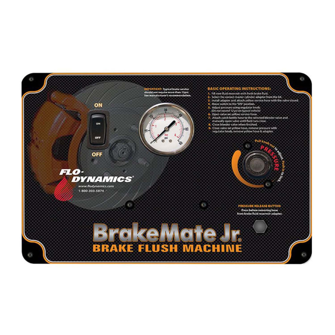 Flo Dynamic Flo-Dynamics 98003 BrakeMate Jr Brake Flush Machine #98003