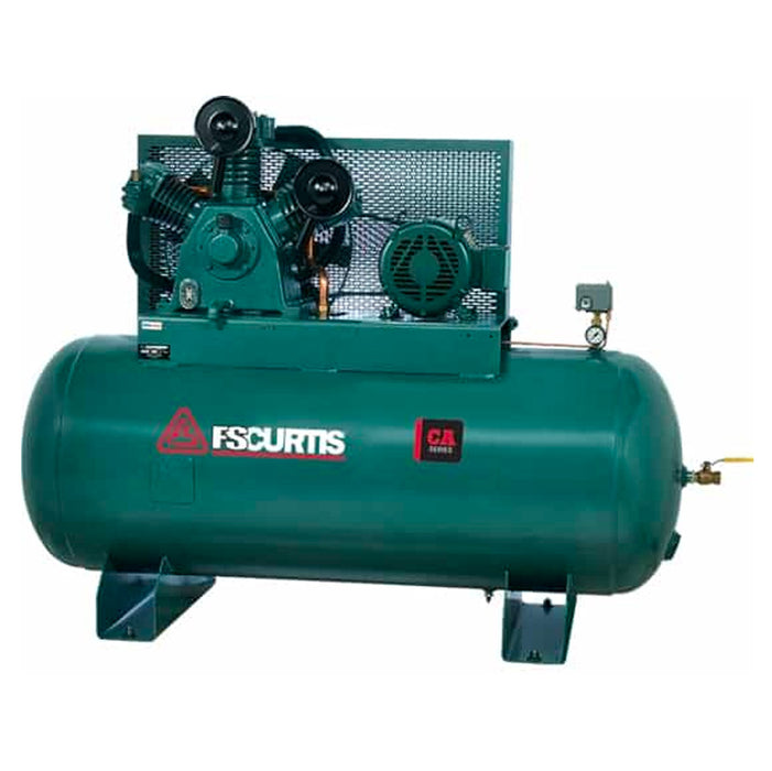 FS-Curtis CA5+ 5HP 80G Ultra Pack, Horizontal Simplex Air Compressor #CA5PLUS-HUP, Alamo Equipment, TX