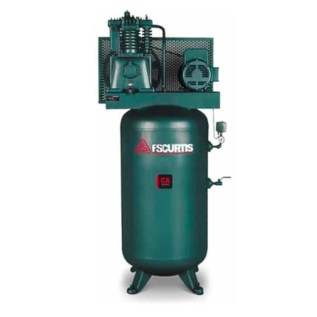 FS-Curtis CA7.5 80G 7.5HP Vertical Simplex Air Compressor #CA7.5-V, Alamo Equipement, TX
