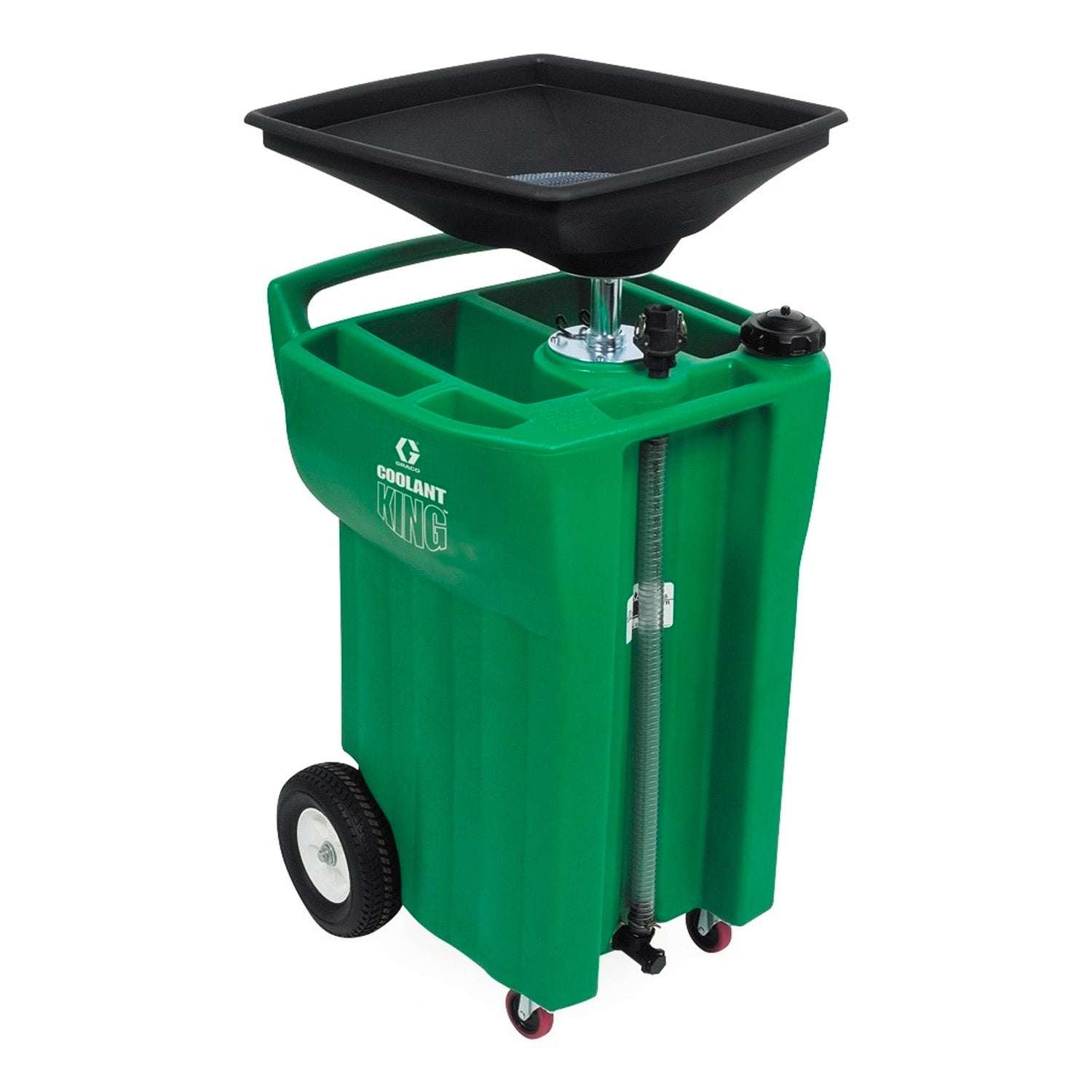 Graco 25 gal (95 l) Used Anti-freeze Receiver with Used-Filter Tray, Tool Holders, Sight Gauge #248632, AlamoEquipment.com