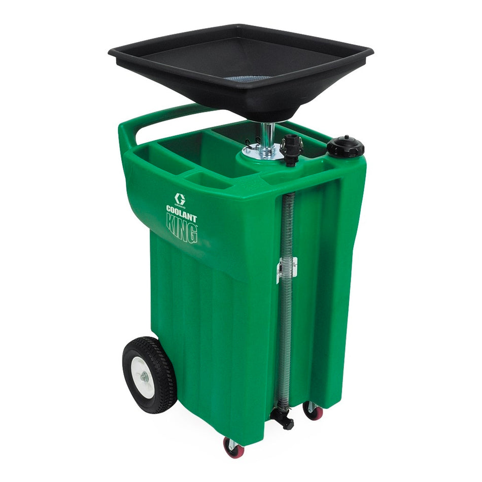 Graco 25 gal (95 l) Used Anti-freeze Receiver with Used-Filter Tray, Tool Holders, Sight Gauge #248632, AlamoEquipment.com