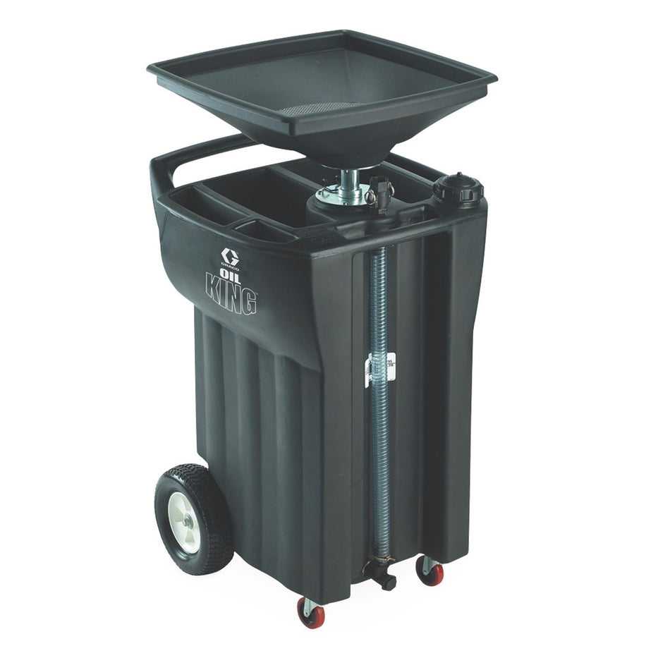 Graco 25 gal (95 l) Used-Oil Receiver with Used-Filter Tray, Tool Holders, Sight Gauge #238866, AlamoEquipment.com